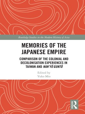 cover image of Memories of the Japanese Empire